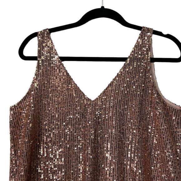 New!! Oversized fit small Pink sequin top from Loft NWT - Picture 10 of 12